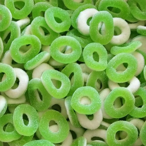 Anneaux pomme vert